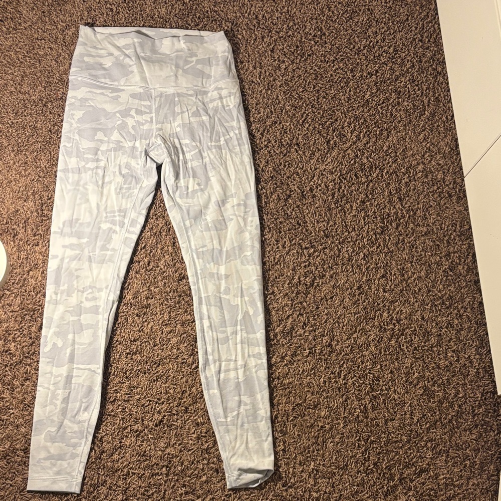 lululemon athletica Light Gray Leggings